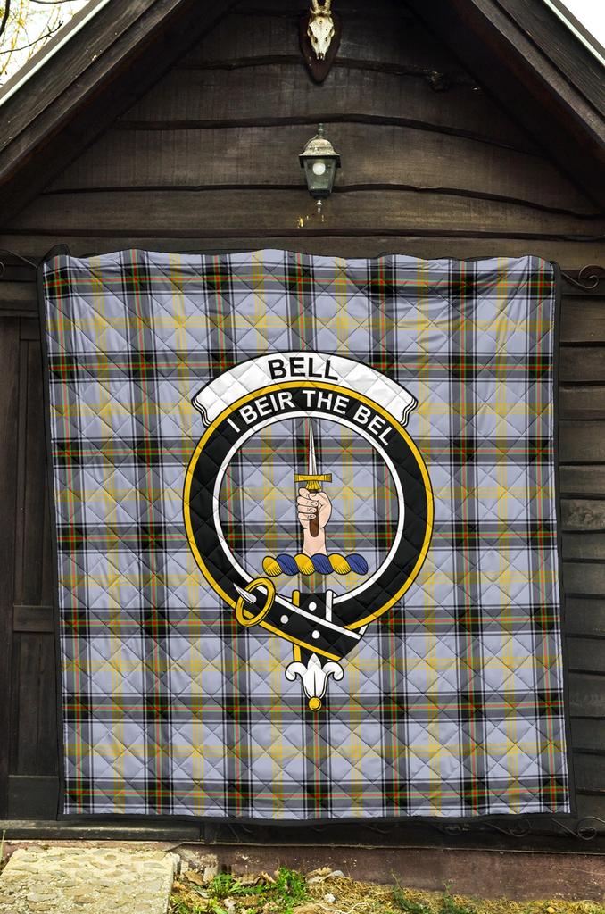 Bell of the Borders Tartan Crest Quilt