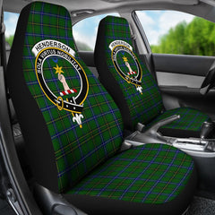 Henderson (Mackendrick) Family Modern Tartan Crest Car Seat Cover