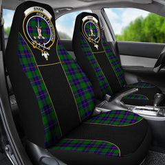 Shaw (Of Tordarroch) Tartan Crest Car Seat Cover - Special Version