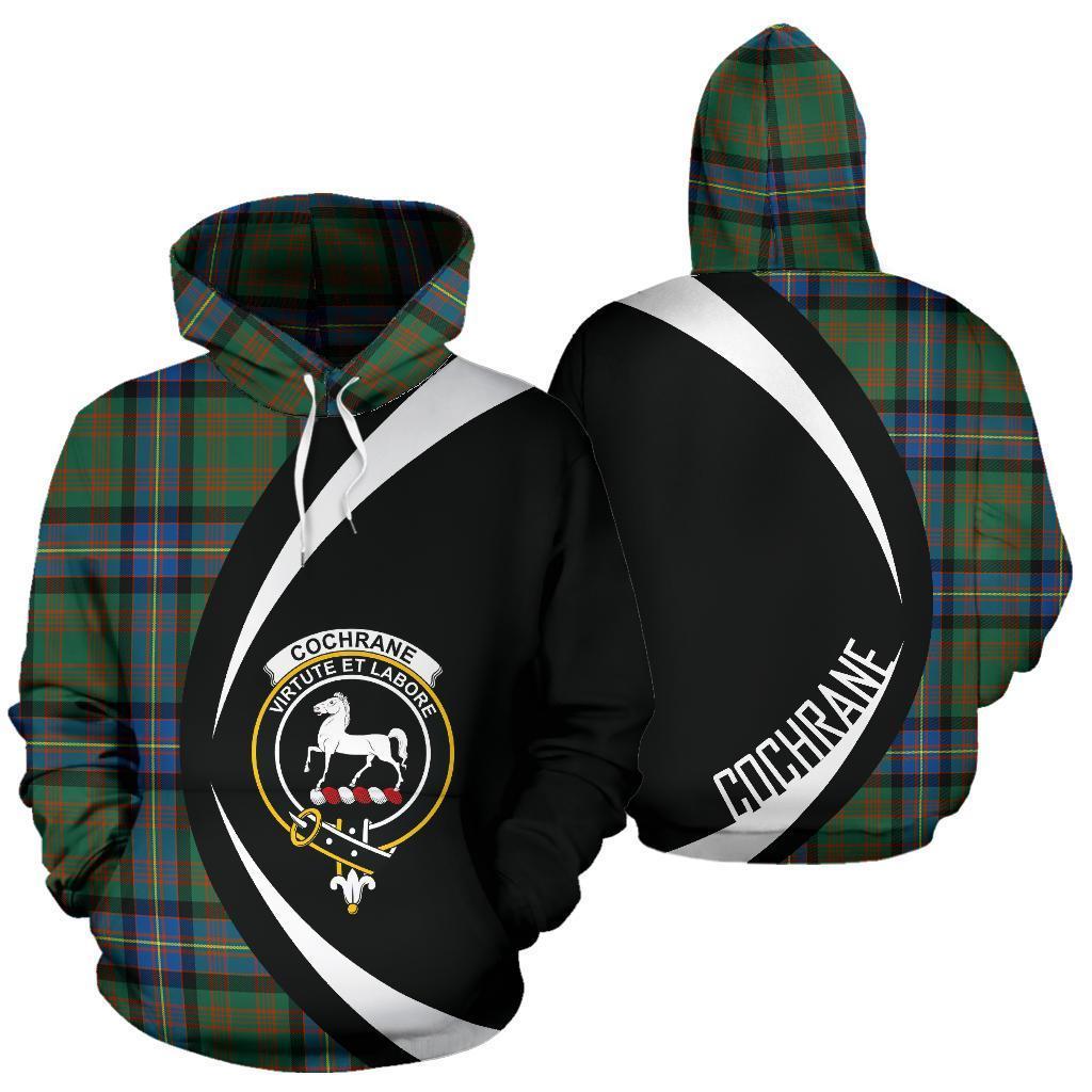 Cochrane Ancient Tartan Crest Hoodie - Circle Style