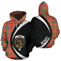 Munro Ancient Tartan Crest Hoodie - Circle Style