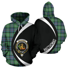 MacThomas Ancient Tartan Crest Hoodie - Circle Style