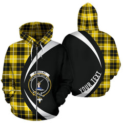 Barclay Dress Modern Tartan Crest Zipper Hoodie - Circle Style