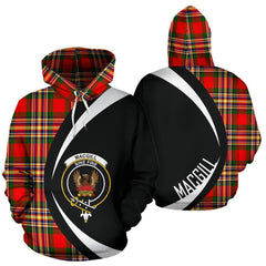 MacGill Modern Tartan Crest Hoodie - Circle Style