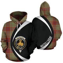 MacGillivray Hunting Ancient Tartan Crest Hoodie - Circle Style