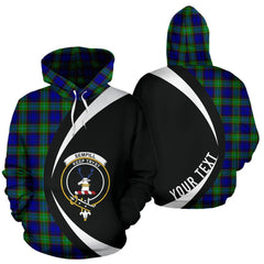 Sempill Modern Tartan Crest Hoodie - Circle Style