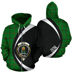 Don (Tribe-of-Mar) Tartan Crest Zipper Hoodie - Circle Style