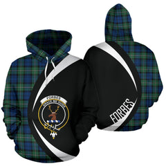 Forbes Ancient Tartan Crest Hoodie - Circle Style