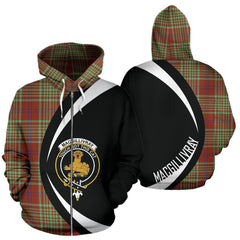 MacGillivray Hunting Ancient Tartan Crest Zipper Hoodie - Circle Style