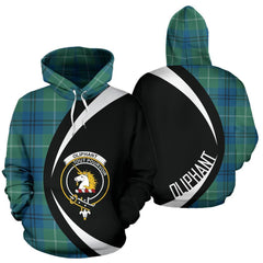 Oliphant Ancient Tartan Crest Hoodie - Circle Style