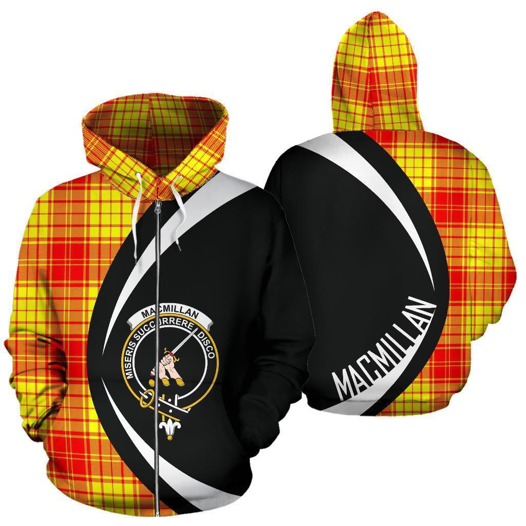 MacMillan Tartan Crest Zipper Hoodie - Circle Style