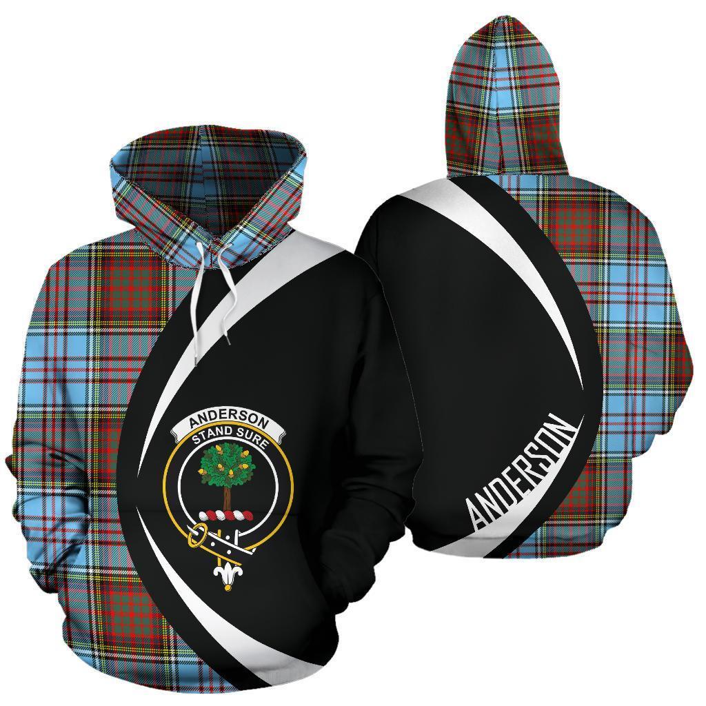 Anderson Ancient Tartan Crest Hoodie - Circle Style
