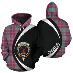 Crawford Ancient Tartan Crest Hoodie - Circle Style