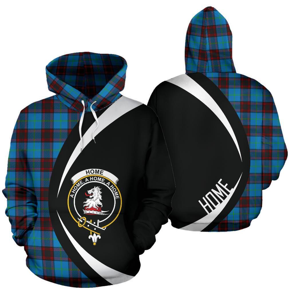 Home Ancient Tartan Crest Hoodie - Circle Style