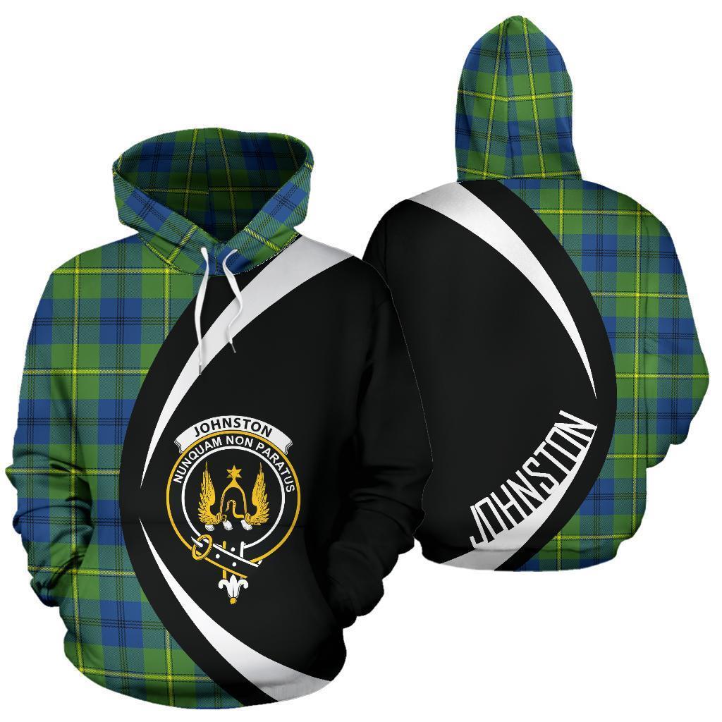 Johnston Ancient Tartan Crest Hoodie - Circle Style