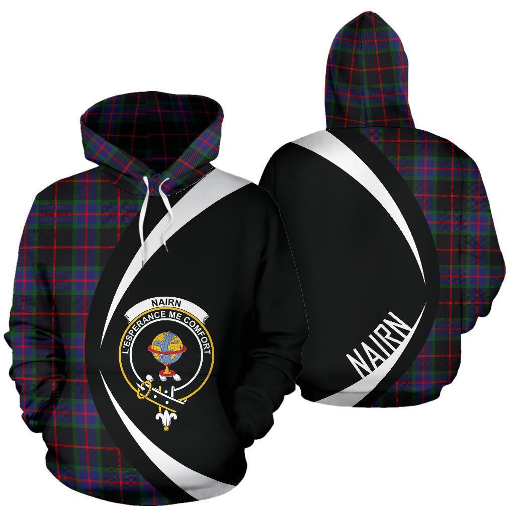 Nairn Tartan Crest Hoodie - Circle Style