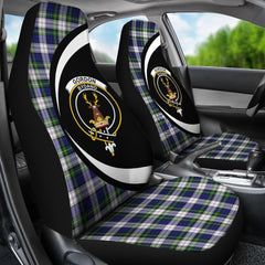 Gordon Dress Modern Tartan Crest Car Seat Cover