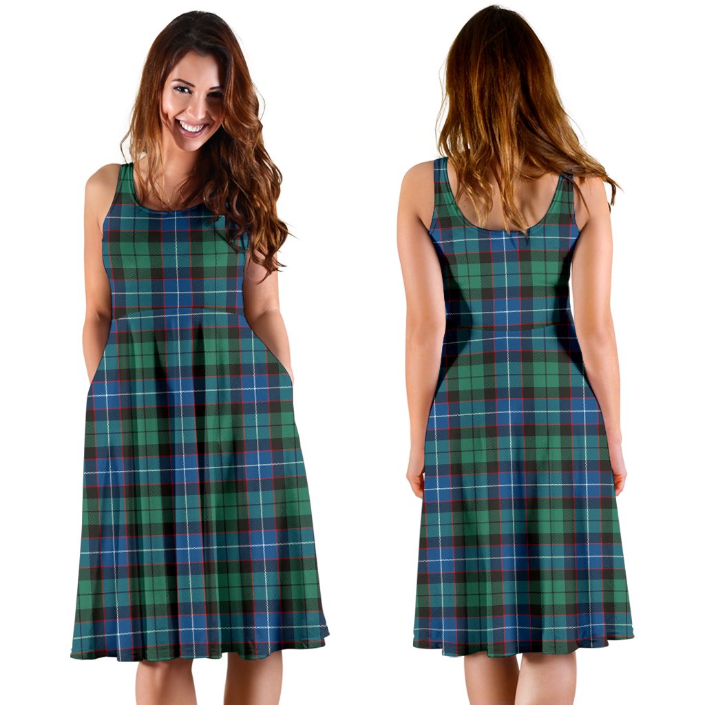 Hunter Ancient Tartan Midi Dress