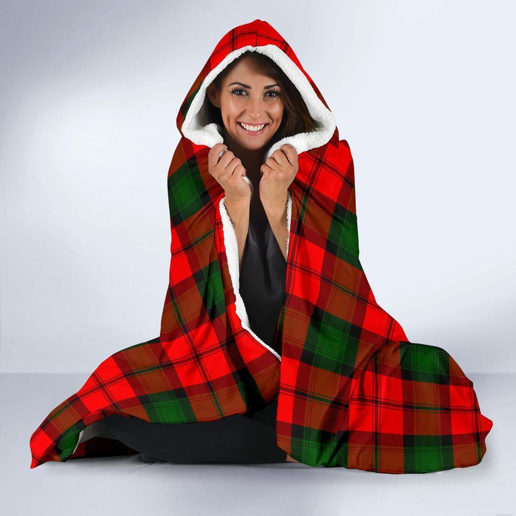 Kerr Family Tartan Crest Hooded Blanket