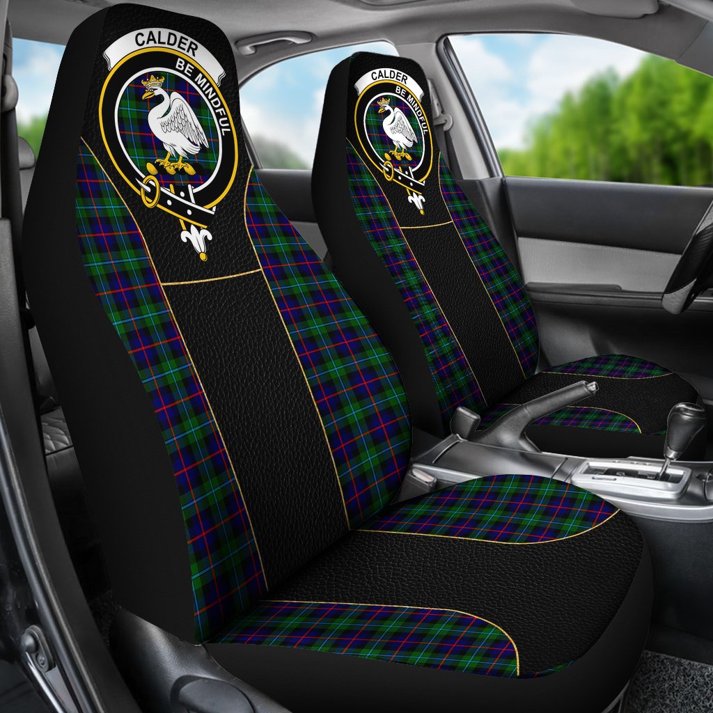 Campbell Family Tartan Crest Car seat cover
