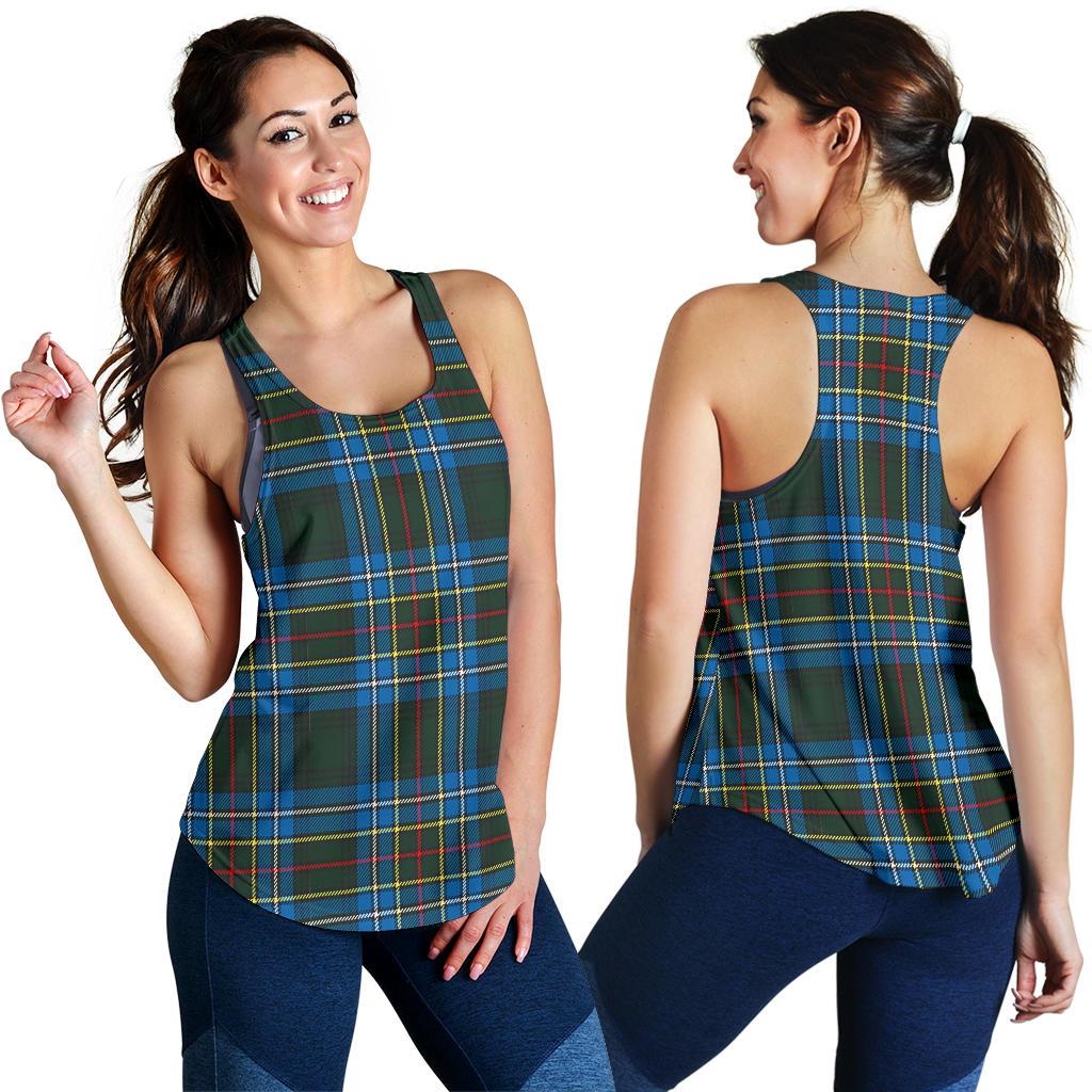 Cockburn Modern Tartan Women Racerback Tank Top