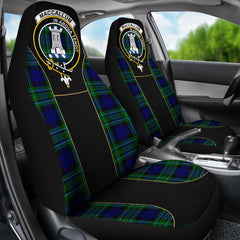 MacCallum (Malcolm) Tartan Crest Car Seat Cover Special Version