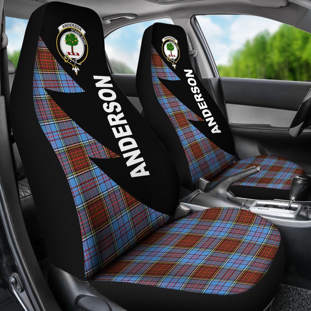 Anderson Tartan Crest Car seat cover