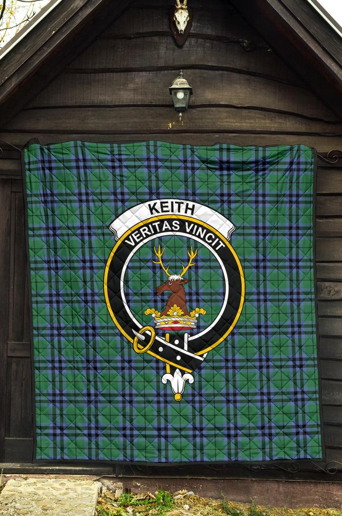 Keith Ancient Tartan Crest Quilt