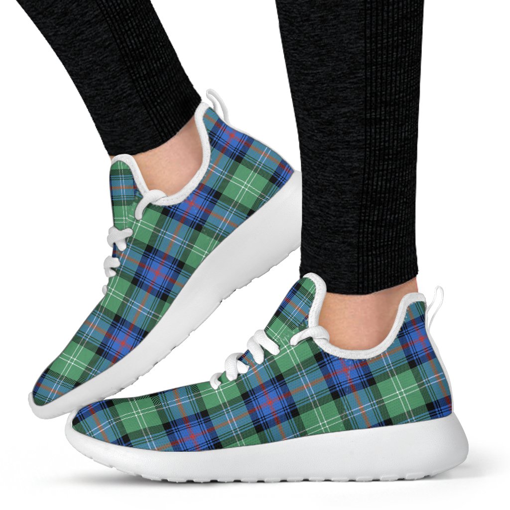 Sutherland Old Ancient Tartan Mesh Knit Sneakers