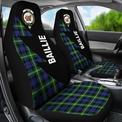 Baillie Tartan Crest Flash Style Car Seat Cover