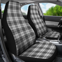 Douglas Grey Modern Tartan Car Seat Cover