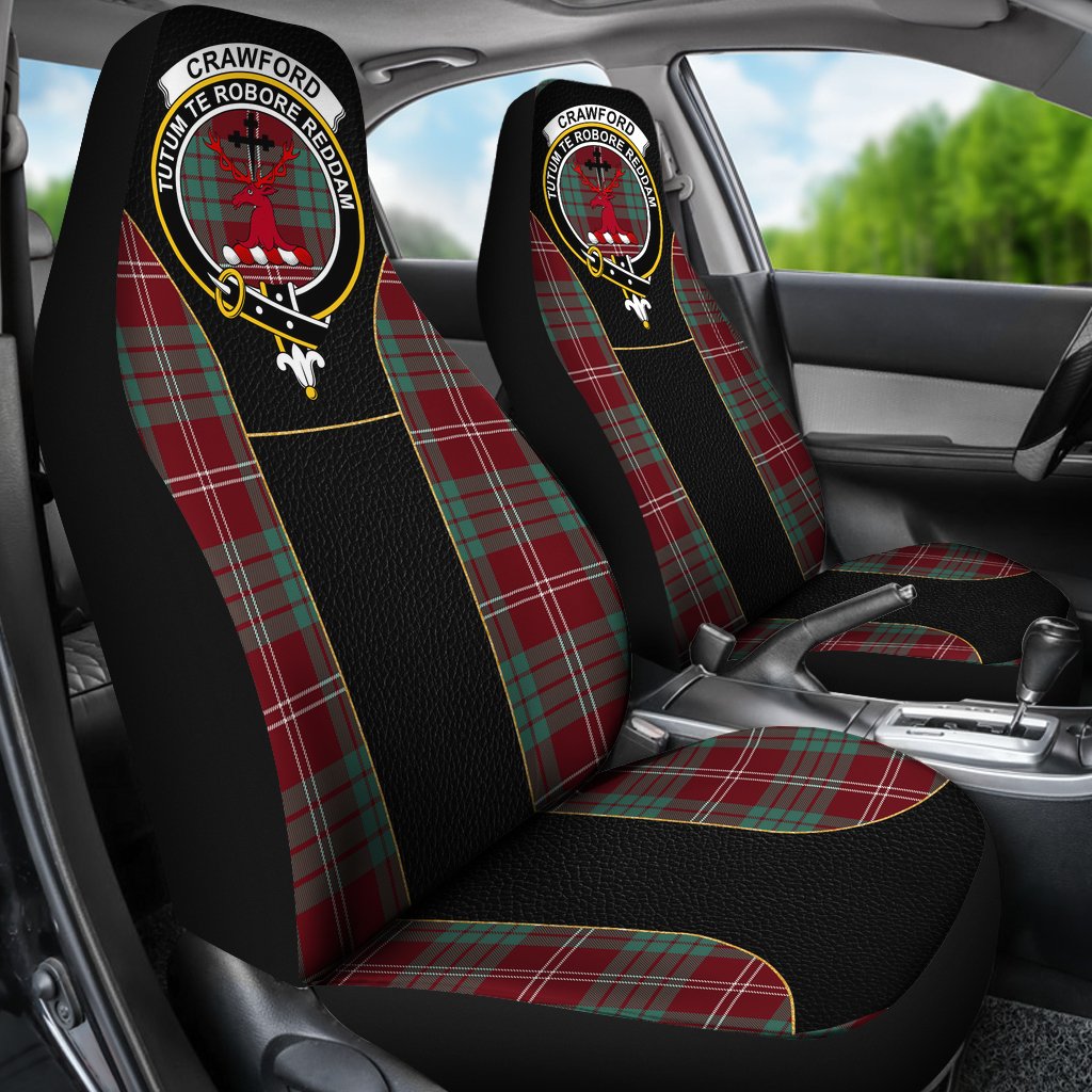Crawford Tartan Crest Special Style Car Seat Cover
