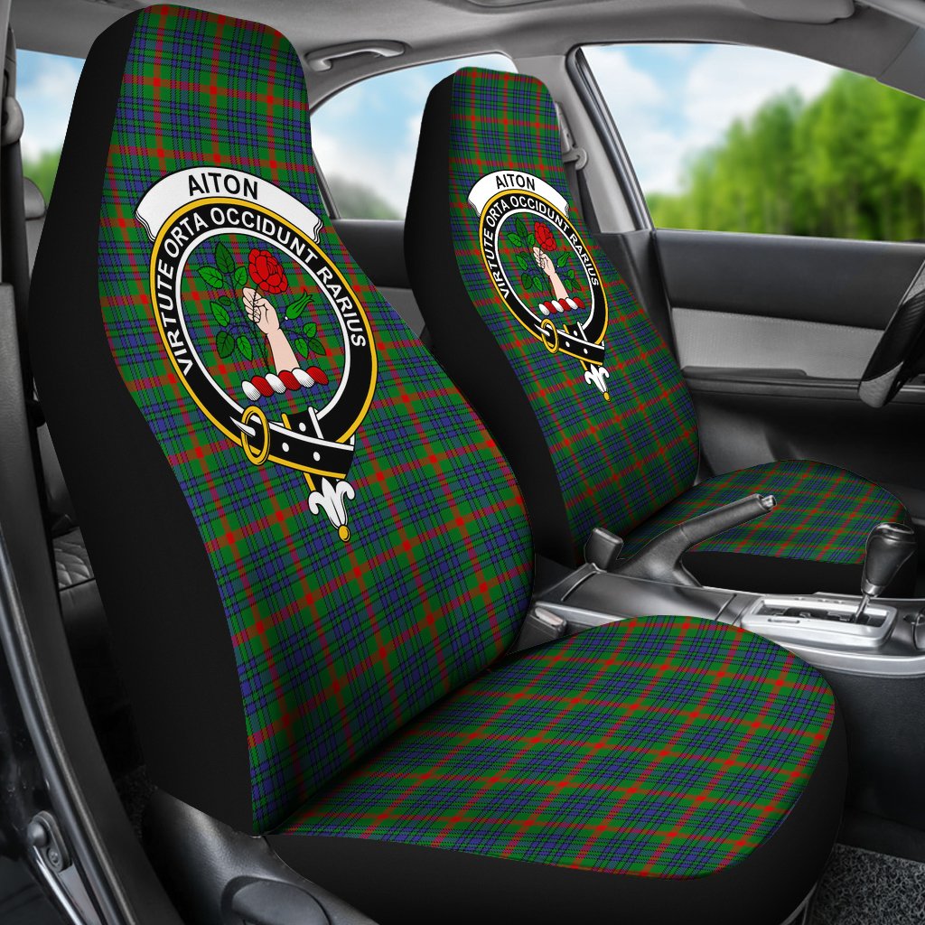 Aiton Tartan Crest Car Seat Cover