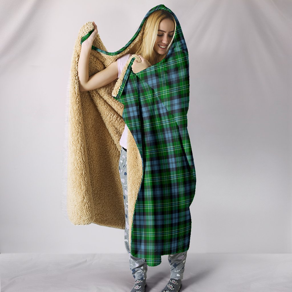 Arbuthnot Ancient Tartan Hooded Blanket