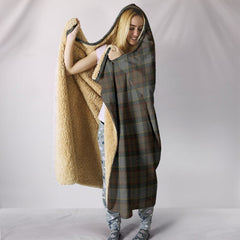 Outlander Fraser Tartan Hooded Blanket