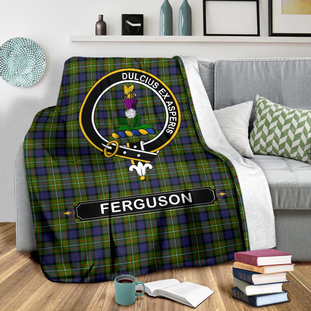 Ferguson Tartan Crest Blanket - 3 Sizes