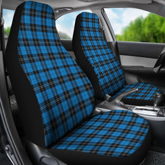 Ramsay Blue Ancient Tartan Crest Car seat cover Special Version