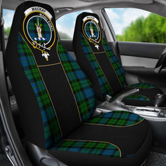 MacKay Modern Tartan Crest Car Seat Cover Special Version