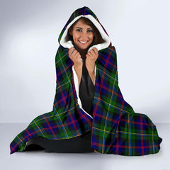 Malcolm (MacCallum) Tartan Crest Hooded Blanket