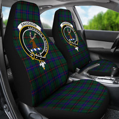 Davidson Tartan Crest Car Seat Cover