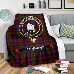Tennant Family Tartan Crest Blankets