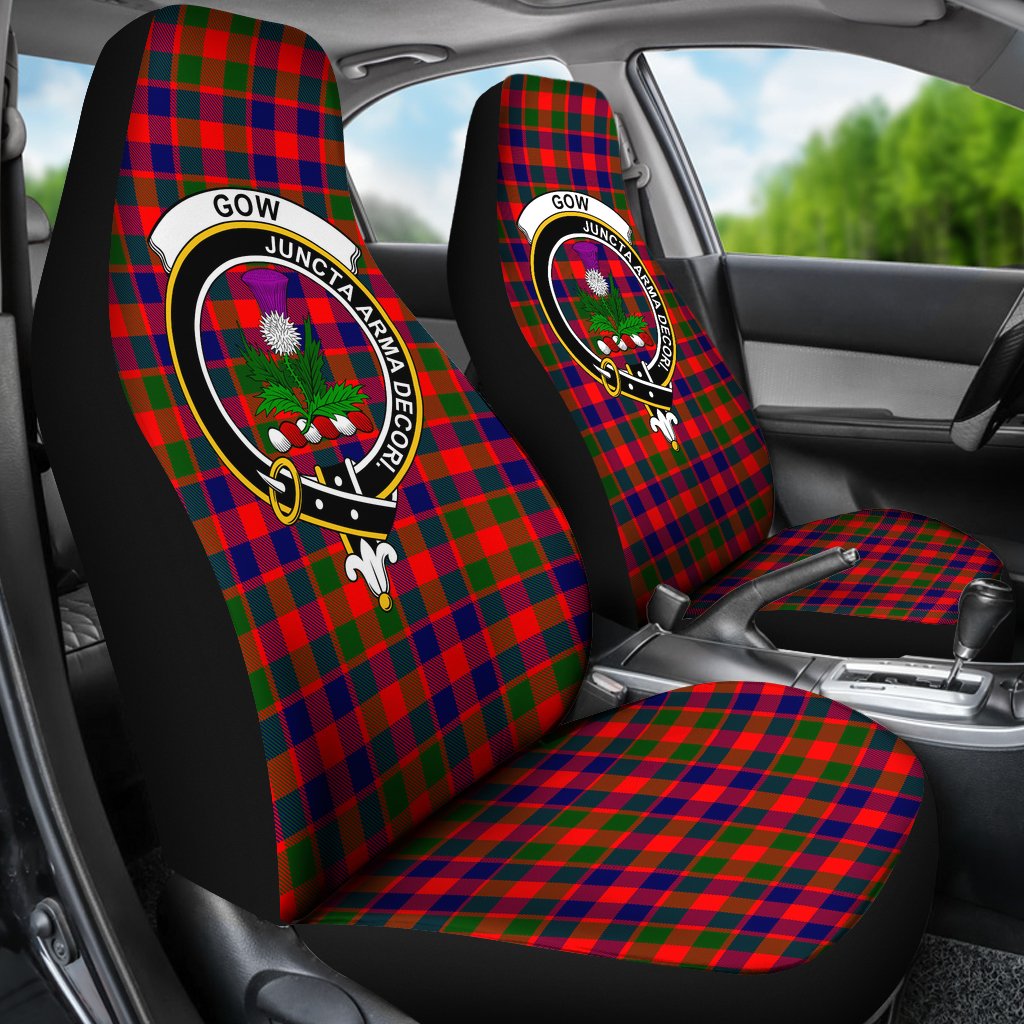 Gow Of Skeoch Tartan Crest Car seat cover