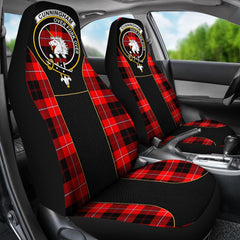 Cunningham Tartan Crest Special Style Car Seat Cover
