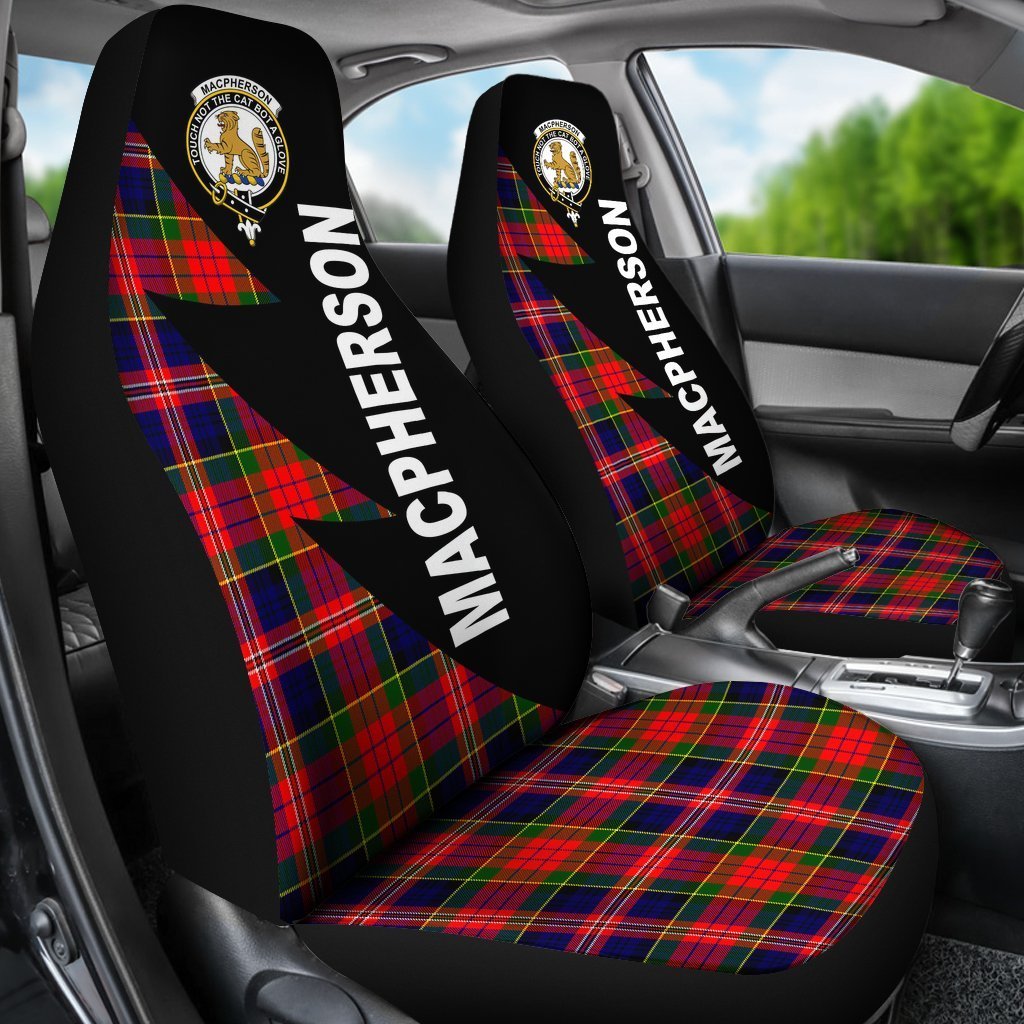 MacPherson Tartan Car Seat Cover - Flash Style