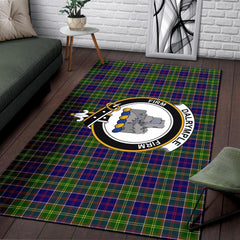 Dalrymple Tartan Crest Area Rug