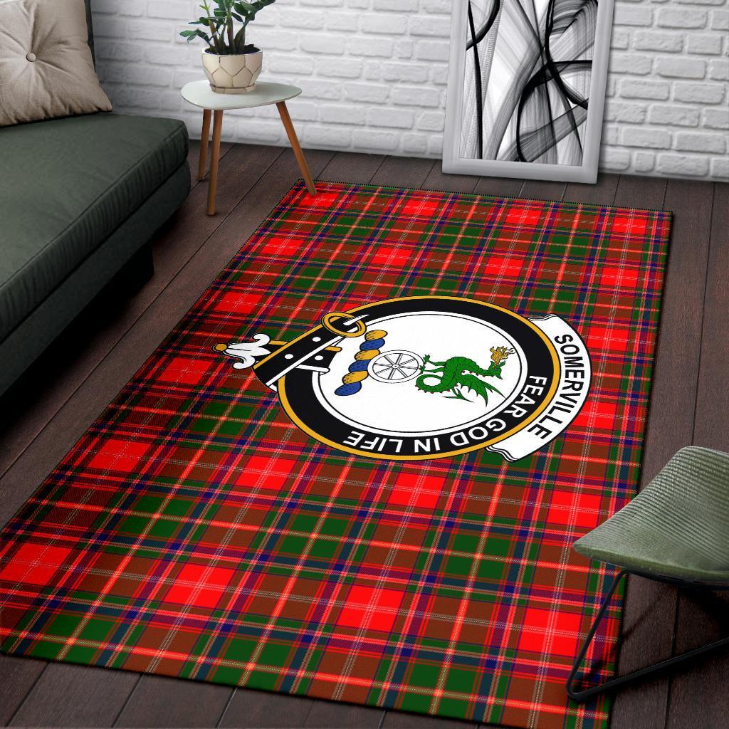 Somerville Tartan Crest Area Rug