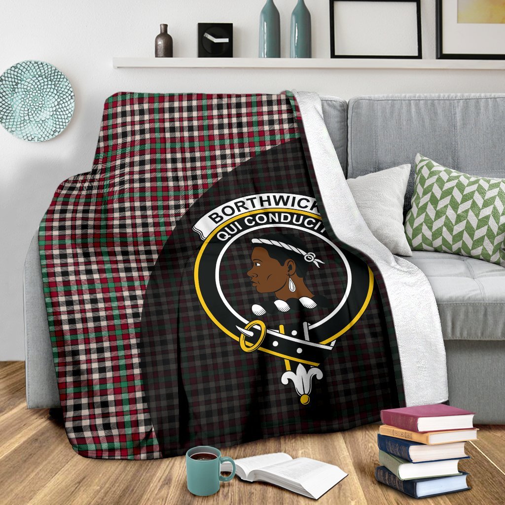 Borthwick Dress Ancient Tartan Crest Blanket Wave Style