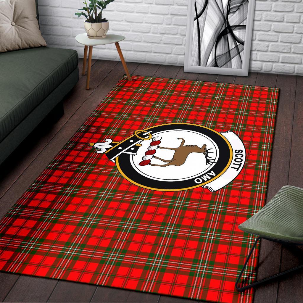 Scott Tartan Crest Area Rug