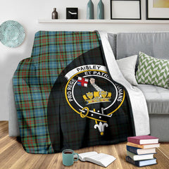 Paisley District Tartan Crest Blanket Wave Style