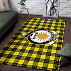 MacLeod Of Lewis Tartan Crest Area Rug